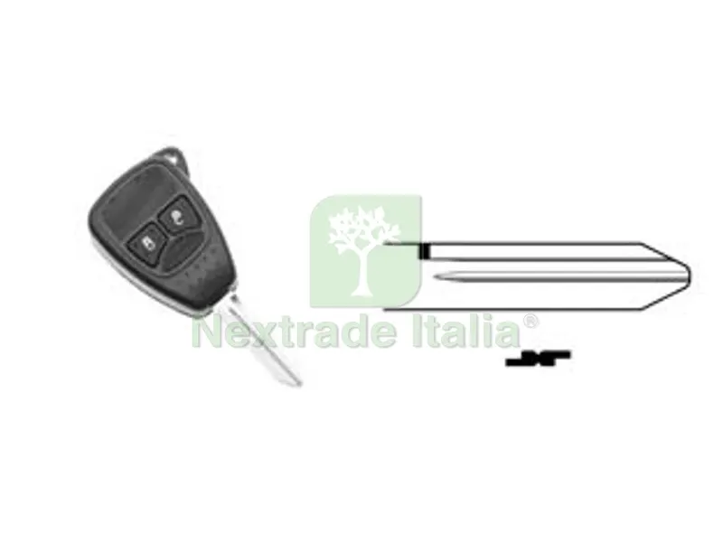COVER CHIAVI PER AUTO CHRYSLER CY24RS2 - CY24RS2 - 2 bottoni — Ferramenta porte e finestre — rif. FERX.FER365680