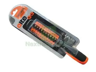 GIRAVITE PORTAINSERTI CON 31 INSERTI — Inserti e bit per avvitatori — rif. FERX.FER380218