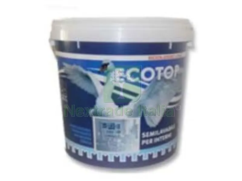SEMILAVABILE "ECOTOP" PER INTERNI - lt.14 bianca — Vernici e smalti — rif. FERX.FER382724 SEMILAVABILE "ECOTOP" PER INTERNI - lt.14 bianca — Vernici e smalti — rif. FERX.FER382724