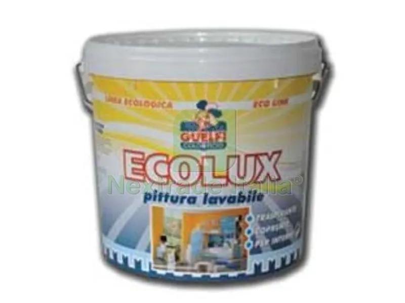 LAVABILE TRASPIRANTE "ECOLUX" PER INTERNI - lt.14 bianca — Vernici e smalti — rif. FERX.FER382755 LAVABILE TRASPIRANTE "ECOLUX" PER INTERNI - lt.14 bianca — Vernici e smalti — rif. FERX.FER382755