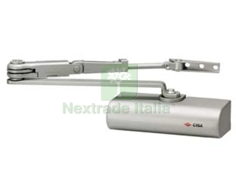 CHIUDIPORTA AEREI MULTIFORZA CON ARRESTO C1416 - alluminio 097 (C141603097) — Ferramenta porte e finestre — rif. FERX.FER394338 CHIUDIPORTA AEREI MULTIFORZA CON ARRESTO C1416 - alluminio 097 (C141603097) — Ferramenta porte e finestre — rif. FERX.FER394338