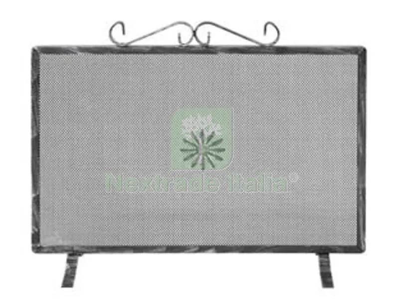 PARASCINTILLE RETTANGOLARE CON DECORO PER CAMINO - cm.70x50h. — Stufe e camini — rif. FERX.FER408806 PARASCINTILLE RETTANGOLARE CON DECORO PER CAMINO - cm.70x50h. — Stufe e camini — rif. FERX.FER408806