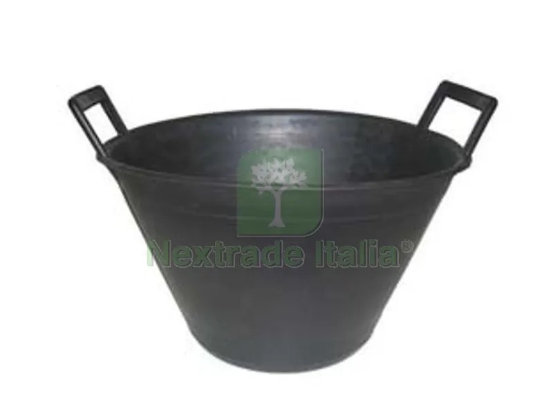 10PZ SECCHIO MURATORE CON DUE MANICI NERO - ? cm.36 - lt.10 — Casalinghi e organizzazione — rif. FERX.FER421737