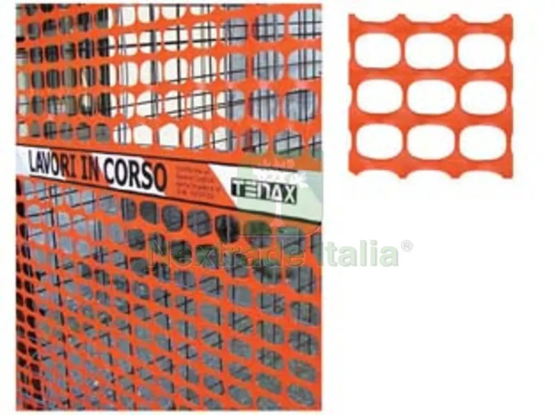 RETE IN PLASTICA PER CANTIERI (AREA CANTIERE) - cm. 180h. — Reti e recinzioni — rif. FERX.FER429825 RETE IN PLASTICA PER CANTIERI (AREA CANTIERE) - cm. 180h. — Reti e recinzioni — rif. FERX.FER429825