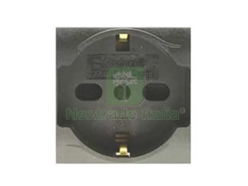 3PZ PRESA SICUREZZA SCHUKO TRIVALENTE "ONDA" - 2 POLI+TERRA 10/16 SCHUKO CON SICUREZZA (7748.I) — Interruttori e prese — rif. FERX.FER433686