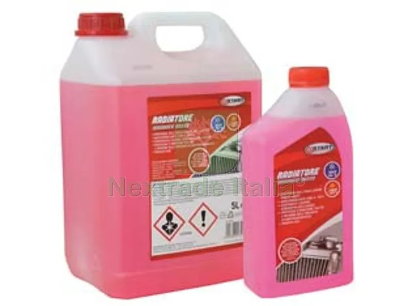 4PZ LIQUIDO PROTETTIVO ANTIGELO PER RADIATORI ROSSO - lt.5 — Lubrificanti e oli — rif. FERX.FER448031