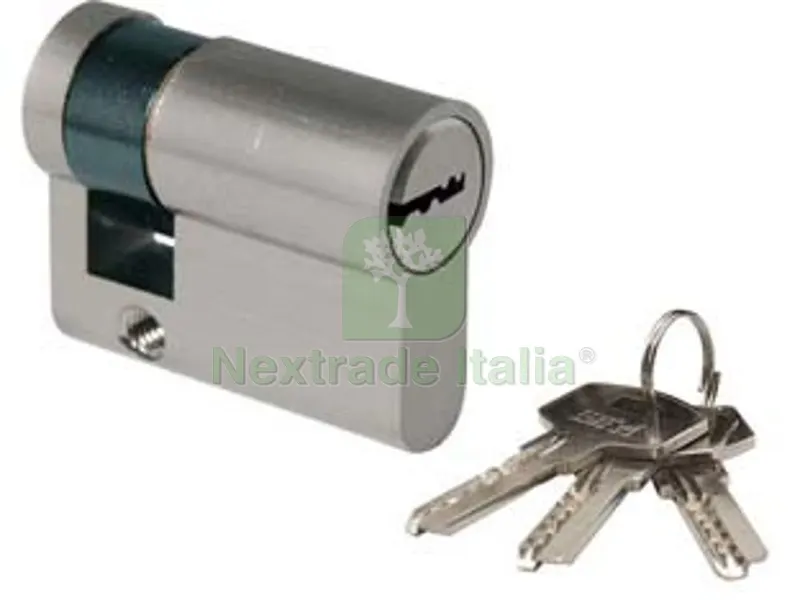 MEZZO CILINDRO SAGOMATO 2303 - mm.40 decentrato (30+10) KA — Serrature e cilindri — rif. FERX.FER448741