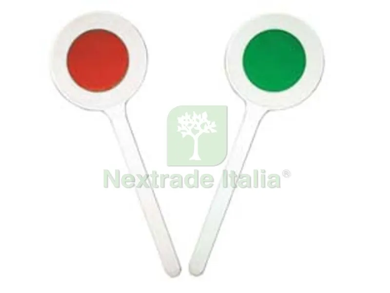 5PZ PALETTA DI SEGNALAZIONE IN ABS - ? cm.15 — Casalinghi e organizzazione — rif. FERX.FER454377 5PZ PALETTA DI SEGNALAZIONE IN ABS - ? cm.15 — Casalinghi e organizzazione — rif. FERX.FER454377