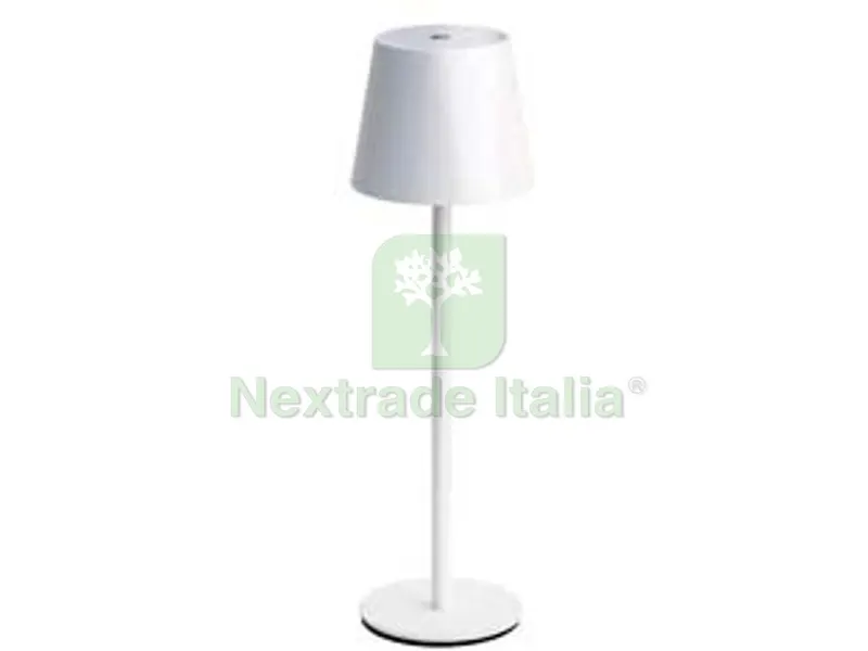 LAMPADA DA TAVOLO A LED RICARICABILE BIANCA - mm.105x360h. — Illuminazione — rif. FERX.FER458818 LAMPADA DA TAVOLO A LED RICARICABILE BIANCA - mm.105x360h. — Illuminazione — rif. FERX.FER458818