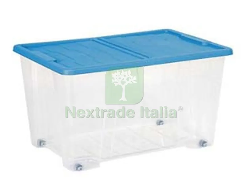 11PZ CONTENITORE MULTIUSO MASTERBOX COLORE TRASPARENTE/BLU ART.521 - cm.57x39x32h. - lt.50 — Casalinghi e organizzazione — rif. FERX.FER463539 11PZ CONTENITORE MULTIUSO MASTERBOX COLORE TRASPARENTE/BLU ART.521 - cm.57x39x32h. - lt.50 — Casalinghi e organizzazione — rif. FERX.FER463539