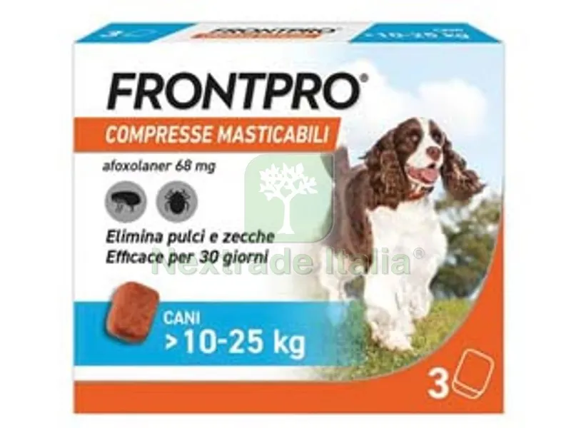 FRONTPRO COMPRESSE MASTICABILI PER CANI KG.10-25 - confezione 3 compresse — Cani — rif. FERX.FER469777