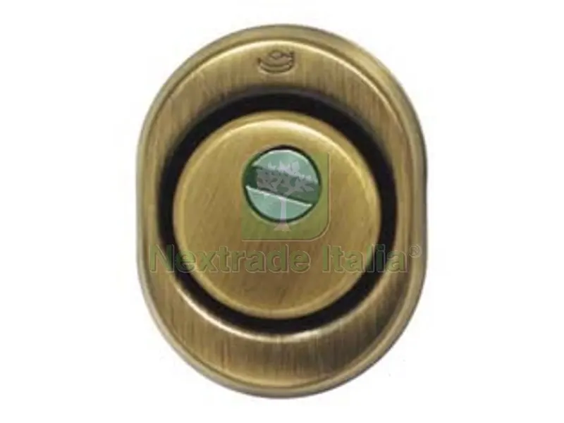 DEFENDER 325 ATRA IN OTTONE BRUNITO - mm.50x18h interasse mm.31 — Serrature e cilindri — rif. FERX.FER475211 DEFENDER 325 ATRA IN OTTONE BRUNITO - mm.50x18h interasse mm.31 — Serrature e cilindri — rif. FERX.FER475211