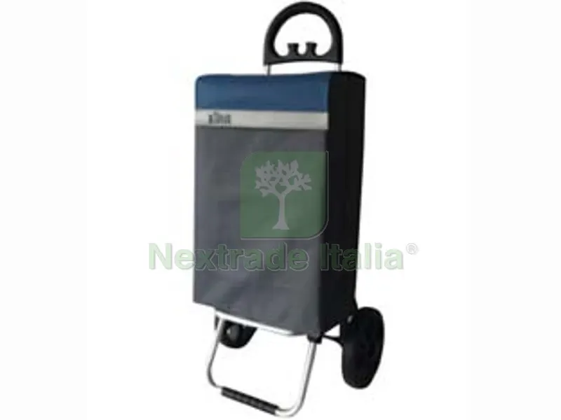 CARRELLO SPESA CHLOE ALLUMINIO - cm.41x33x100h. — Casalinghi e organizzazione — rif. FERX.FER478021 CARRELLO SPESA CHLOE ALLUMINIO - cm.41x33x100h. — Casalinghi e organizzazione — rif. FERX.FER478021