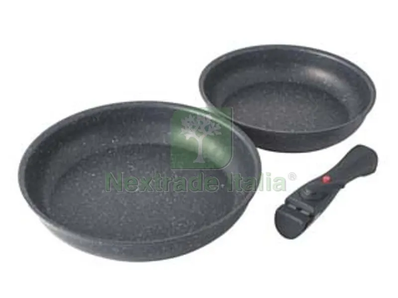 SET 2 PADELLE "BOLZANO" - cm.24-28 — Casalinghi e organizzazione — rif. FERX.FER478229