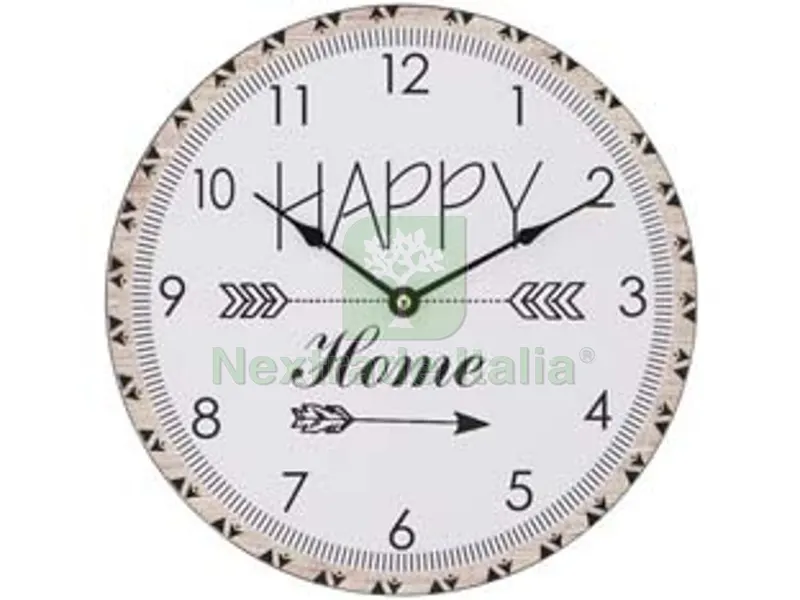 OROLOGIO MURO HAPPY HOME - ø cm.30 — Casalinghi e organizzazione — rif. FERX.FER486699 OROLOGIO MURO HAPPY HOME - ø cm.30 — Casalinghi e organizzazione — rif. FERX.FER486699
