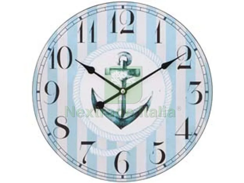 OROLOGIO MURO ANCORA - ø cm.30 — Casalinghi e organizzazione — rif. FERX.FER486774 OROLOGIO MURO ANCORA - ø cm.30 — Casalinghi e organizzazione — rif. FERX.FER486774