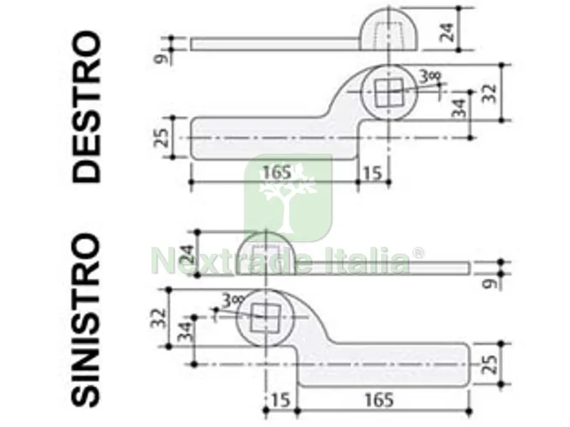 BRACCIO INFERIORE PER CHIUDIPORTA A PAVIMENTO - sinistro AC3 (MA0003K0) — Ferramenta porte e finestre — rif. FERX.FER487832 BRACCIO INFERIORE PER CHIUDIPORTA A PAVIMENTO - sinistro AC3 (MA0003K0) — Ferramenta porte e finestre — rif. FERX.FER487832