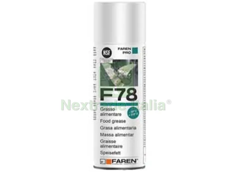 12PZ GRASSO SPRAY ALIMENTARE F78 - ml.400 — Lubrificanti e oli — rif. FERX.FER489584 12PZ GRASSO SPRAY ALIMENTARE F78 - ml.400 — Lubrificanti e oli — rif. FERX.FER489584