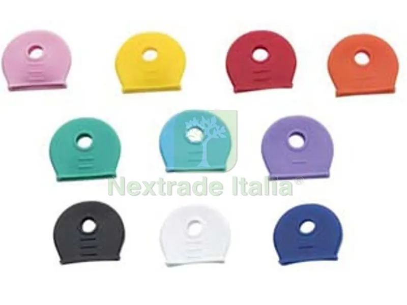 ANELLI SEGNACHIAVI 10 COLORI PZ.200 (AVK404080) — Ferramenta porte e finestre — rif. FERX.FER491846