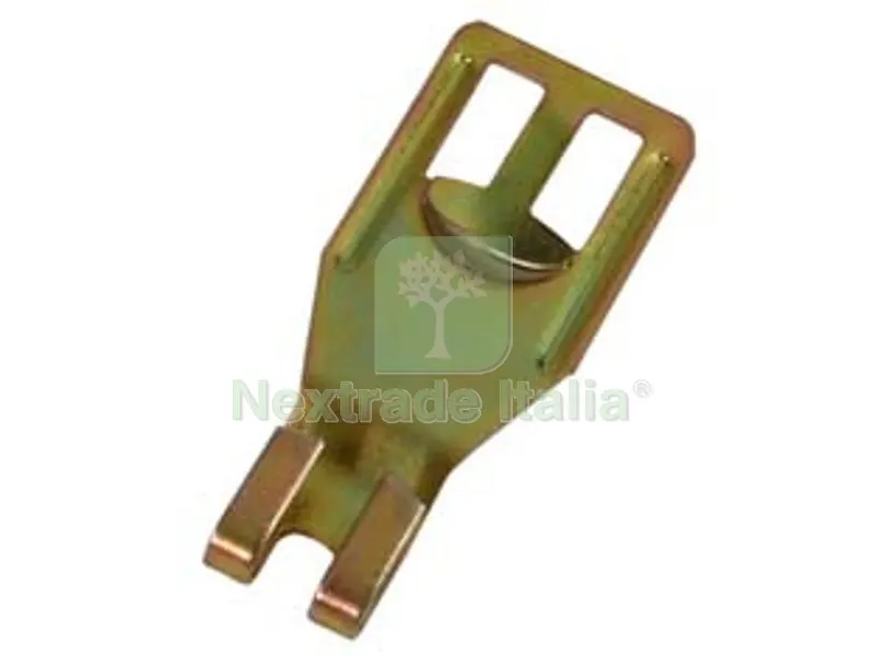 100PZ Ganci Mobili a Forcella per Avvolgibili in Legno - mm.55 — Ferramenta per legno e mobili — rif. FERX.FER4053
