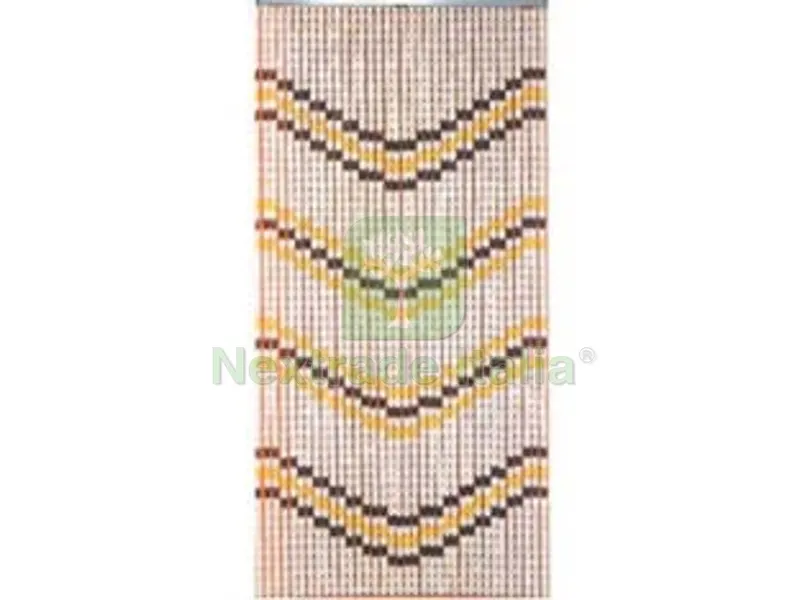 TENDA A PIASTRINA "ONDE" - 44 strisce per 63 piastrine - cm.120x220h. — Piastre e angolari — rif. FERX.FER102742