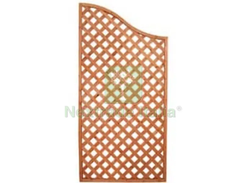 TRALICCIO IN LEGNO A ONDA - cm.100x200h. — Vasi e fioriere — rif. FERX.FER126083