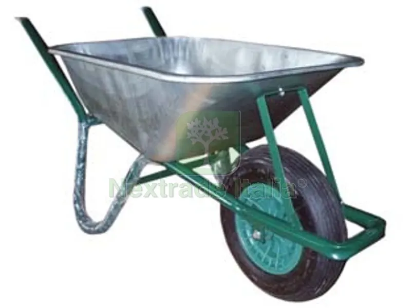 Carriola Telaio in Acciaio con Vasca Zincata LT.85 - vasca zincata lt.85 — Attrezzi da giardino — rif. FERX.FER175272 Carriola Telaio in Acciaio con Vasca Zincata LT.85 - vasca zincata lt.85 — Attrezzi da giardino — rif. FERX.FER175272