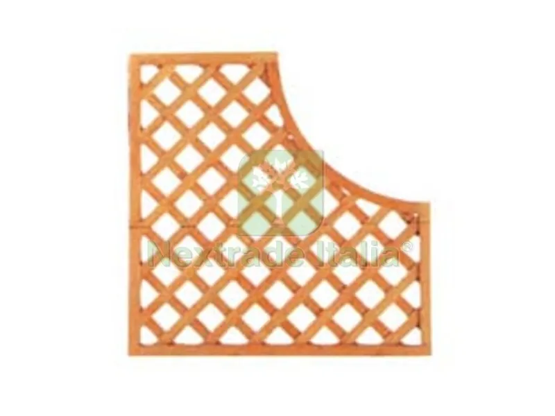 Traliccio in Legno a Mezza Luna - cm.90x90h. — Vasi e fioriere — rif. FERX.FER223614 Traliccio in Legno a Mezza Luna - cm.90x90h. — Vasi e fioriere — rif. FERX.FER223614
