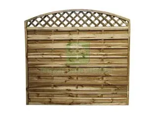 FRANGIVENTO AD ARCO IN PINO IMPREGNATO - cm.180x180h. — Recinzioni in legno — rif. FERX.FER264082