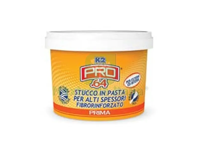 12PZ K2 PRO.64 Stucco in Pasta Alti Spessori in Barattolo - Kg.1 — Stucchi e rasanti — rif. FERX.FER315531 12PZ K2 PRO.64 Stucco in Pasta Alti Spessori in Barattolo - Kg.1 — Stucchi e rasanti — rif. FERX.FER315531