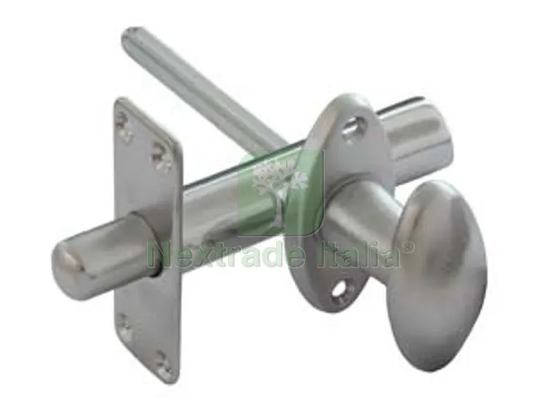 CATENACCIO A CREMAGLIERA DA INFILARE IN OTTONE CROMO SATINATO - ? mm.17x80 — Lucchetti e catene — rif. FERX.FER360128 CATENACCIO A CREMAGLIERA DA INFILARE IN OTTONE CROMO SATINATO - ? mm.17x80 — Lucchetti e catene — rif. FERX.FER360128