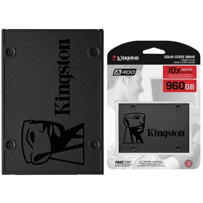 Kingston Solid State Drive SSD 960GB SATA-III A400 SA400S37/960G — rif. FERX.PCP11378 Kingston Solid State Drive SSD 960GB SATA-III A400 SA400S37/960G — rif. FERX.PCP11378