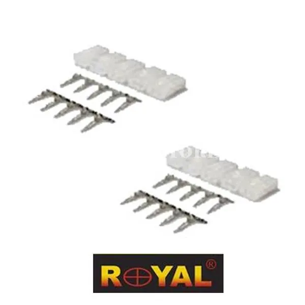 Royal Kit 10 Pezzi di Connettori e Spinotti Tamyia Large Femmina C03 — rif. FERX.PCP11904