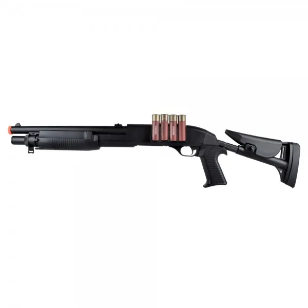 AGM Fucile a Pompa con Calcio Fisso Colpo Singolo Fatto in Plastica Comprensivo di BB Loader e 4 Cartucce AG-M56C — rif. FERX.PCP12933 AGM Fucile a Pompa con Calcio Fisso Colpo Singolo Fatto in Plastica Comprensivo di BB Loader e 4 Cartucce AG-M56C — rif. FERX.PCP12933