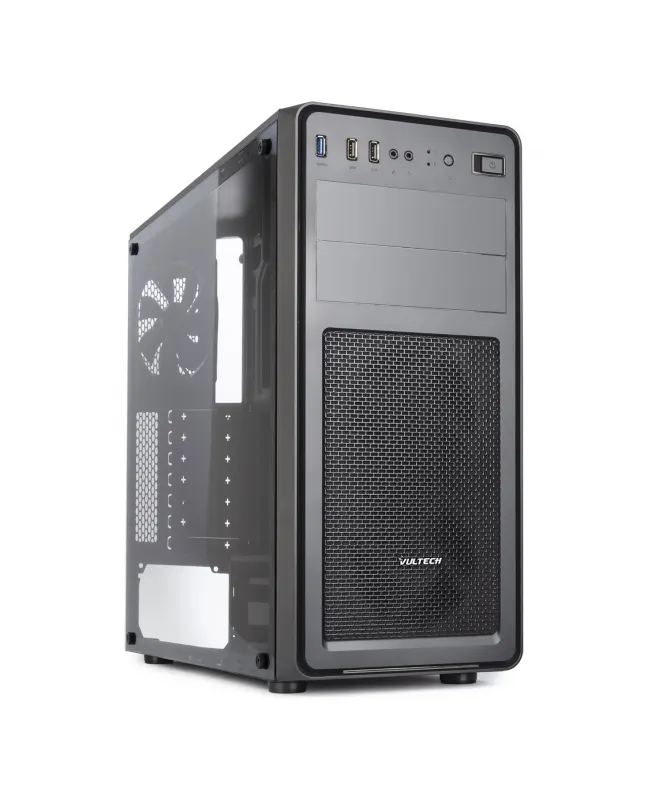 Vultech Case ATX VCO-A2699T USB 3.0 No Alim Panello Vetro Temperato — rif. FERX.PCP15815 Vultech Case ATX VCO-A2699T USB 3.0 No Alim Panello Vetro Temperato — rif. FERX.PCP15815