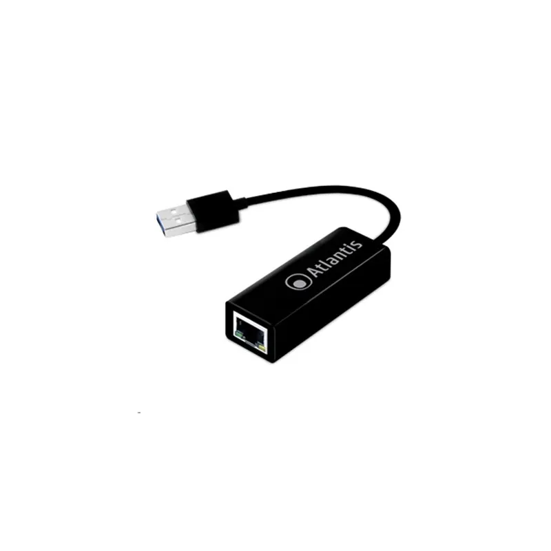 Atlantis Adattatore da USB 3.0 a RJ45 per Rete 10/100/1000 A02-UTL30 — rif. FERX.PCP16425 Atlantis Adattatore da USB 3.0 a RJ45 per Rete 10/100/1000 A02-UTL30 — rif. FERX.PCP16425