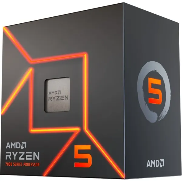 AMD Processore CPU 6-CORE Ryzen 5 7600 3,8GHZ Socket AM5 100-100001015BOX — rif. FERX.PCP17242 AMD Processore CPU 6-CORE Ryzen 5 7600 3,8GHZ Socket AM5 100-100001015BOX — rif. FERX.PCP17242