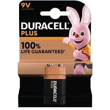 Duracell Plus Power Pila 9V Confezione 1PZ MN1604B1 — rif. FERX.PCP18237 Duracell Plus Power Pila 9V Confezione 1PZ MN1604B1 — rif. FERX.PCP18237