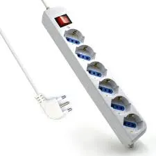 Ewent Multipresa 6 Posizioni con Spina Italiana 10 a EW3922-A — rif. FERX.PCP18826 Ewent Multipresa 6 Posizioni con Spina Italiana 10 a EW3922-A — rif. FERX.PCP18826