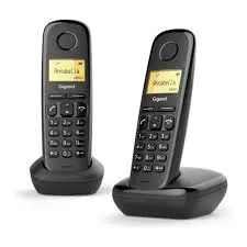 Panasonic Telefono Cordless KX-TGU112EXB Twin/DUO Nero — rif. FERX.PCP18860 Panasonic Telefono Cordless KX-TGU112EXB Twin/DUO Nero — rif. FERX.PCP18860