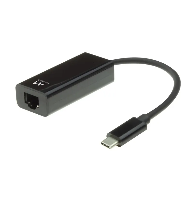 Ewent Adattatore da USB-C 3.2 a RJ45 per Rete 10/100/1000 EW9828 — rif. FERX.PCP19057 Ewent Adattatore da USB-C 3.2 a RJ45 per Rete 10/100/1000 EW9828 — rif. FERX.PCP19057