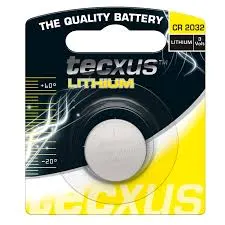 Tecxus Batteria a Litio 3V 20MM x 3MM CR2032 CBT-1CR2032 — rif. FERX.PCP19550