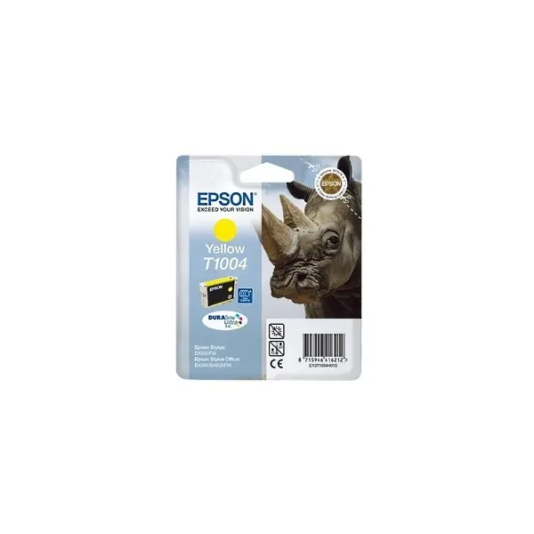 Epson Cartuccia Originale Serie Rinoceronte T1004 11.1ML Giallo C13T10044020 — rif. FERX.PCP2780 Epson Cartuccia Originale Serie Rinoceronte T1004 11.1ML Giallo C13T10044020 — rif. FERX.PCP2780