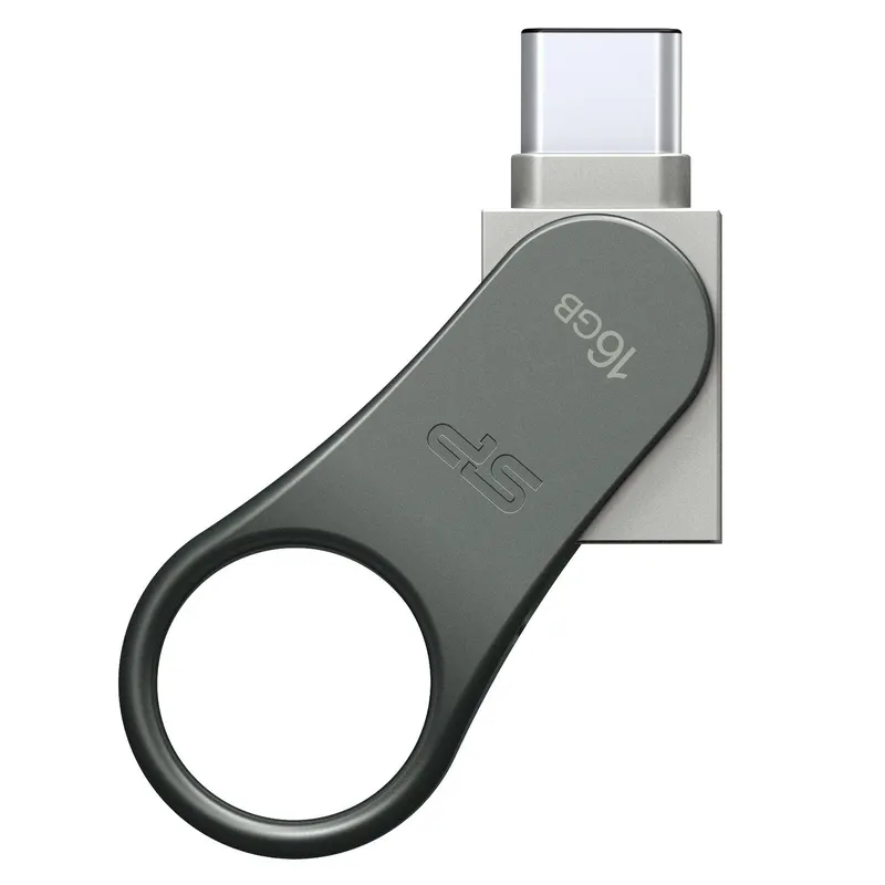 Silicon Power Pendrive 16GB Mobile C80 Silver USB 3.0 — rif. FERX.PCP8137 Silicon Power Pendrive 16GB Mobile C80 Silver USB 3.0 — rif. FERX.PCP8137