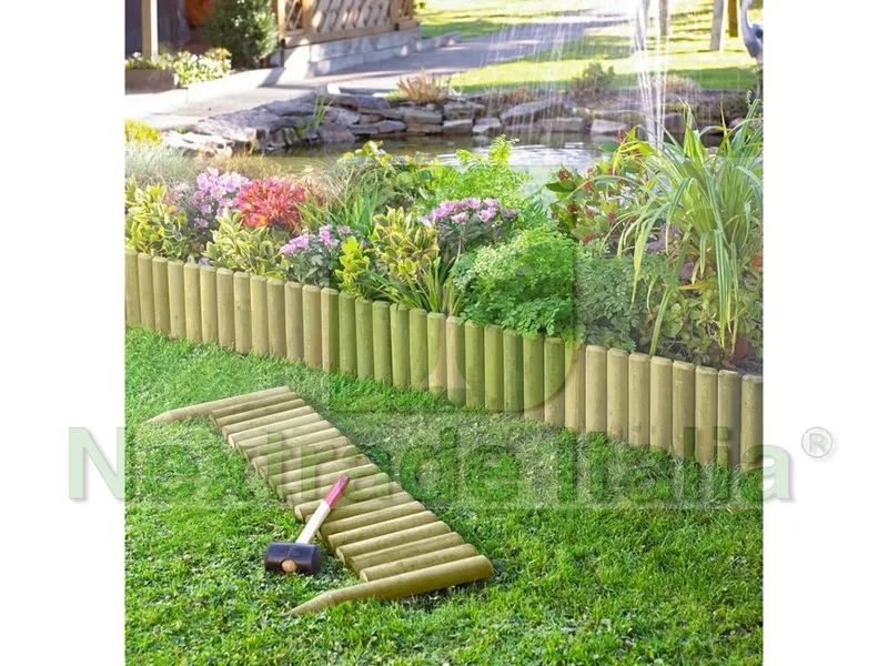2PZ BORDURA AIUOLE FLESSIBILE LEGNO PINO IMPREGNATO Ø 5 CM 20X250 H GIARDINO nx1 — Recinzioni in legno — rif. FERX.PALI.27.1 — foto 2 2PZ BORDURA AIUOLE FLESSIBILE LEGNO PINO IMPREGNATO Ø 5 CM 20X250 H GIARDINO nx1 — Recinzioni in legno — rif. FERX.PALI.27.1 — foto 2