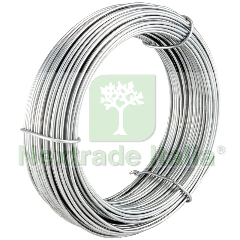 2RT Filo di Tensione Zincato Diametro Ø 2,2 MM Matassa da 25 KG = 550 MT Grigio per Rete e Recinzioni — Reti e recinzioni — rif. FERX.MI.144 — foto 2 2RT Filo di Tensione Zincato Diametro Ø 2,2 MM Matassa da 25 KG = 550 MT Grigio per Rete e Recinzioni — Reti e recinzioni — rif. FERX.MI.144 — foto 2