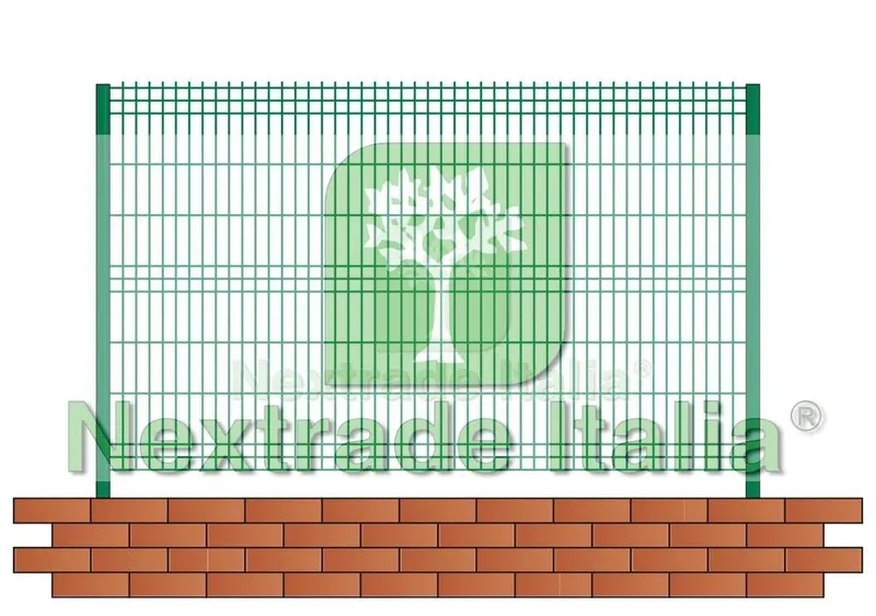 5PZ Pannello per Recinzione Modulare H 153 x L 250 CM - Plastificato Verde - Maglia 20 x 5 CM - Diametro Filo Ø 5 MM - Cancellata Esterno Villa — Reti e recinzioni — rif. FERX.MI.145 — foto 3 5PZ Pannello per Recinzione Modulare H 153 x L 250 CM - Plastificato Verde - Maglia 20 x 5 CM - Diametro Filo Ø 5 MM - Cancellata Esterno Villa — Reti e recinzioni — rif. FERX.MI.145 — foto 3