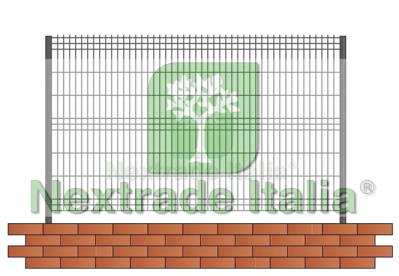 5PZ Pannello per Recinzione Modulare H 153 x L 250 CM - Zincato Grigio - Maglia 20 x 5 CM - Diametro Filo Ø 5 MM - Cancellata Esterno Villa — Reti e recinzioni — rif. FERX.MI.148 — foto 3 5PZ Pannello per Recinzione Modulare H 153 x L 250 CM - Zincato Grigio - Maglia 20 x 5 CM - Diametro Filo Ø 5 MM - Cancellata Esterno Villa — Reti e recinzioni — rif. FERX.MI.148 — foto 3