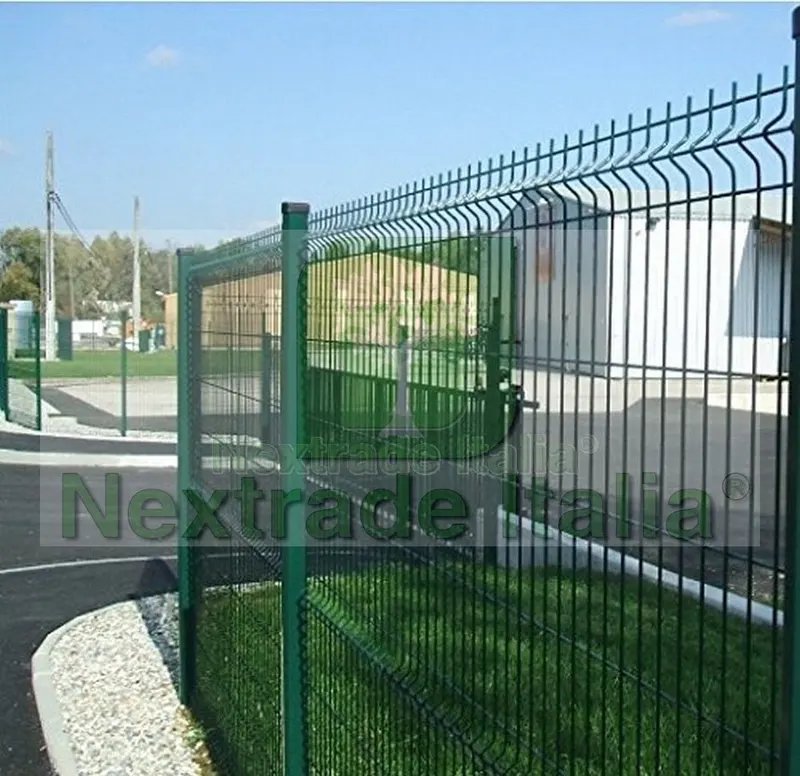 Modulo rete per recinzione metallica elettrosaldata verde CM 200x192 H maglia mm 55x200 H filo mm 4,5 — Reti e recinzioni — rif. FERX.RETI.30
