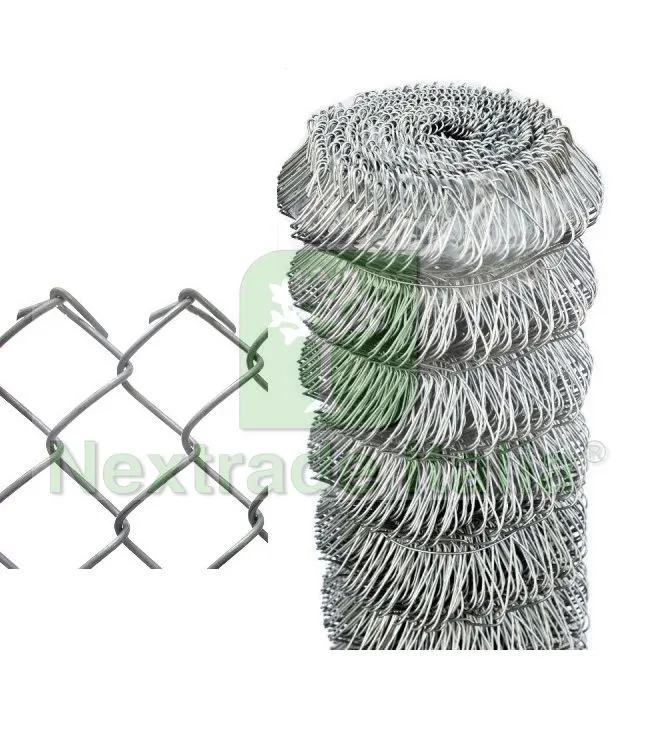 Rotolo Rete per recinzione metallica da 25mt zincata a maglia sciolta filo mm 1,8 altezza CM 125 H maglia mm 50x50 — Reti e recinzioni — rif. FERX.RETI.33 — foto 2